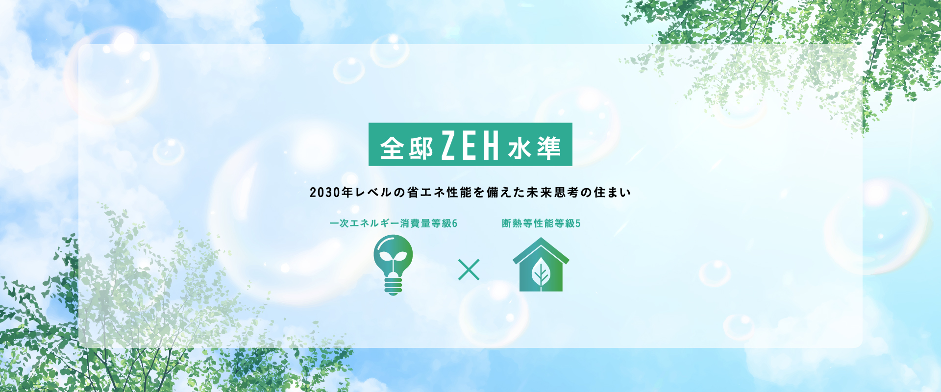 ※国の基準であるエネルギー基本計画等(2021年10月22日閣議決定)において、2030年度以降新築される住宅は、ZEH水準の省エネ性能が確保される事を目指すとされ、今後、省エネ基準の段階的な引き上げが予定されています。