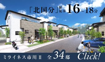 <center>ミライネス市川II【全34邸】<center>