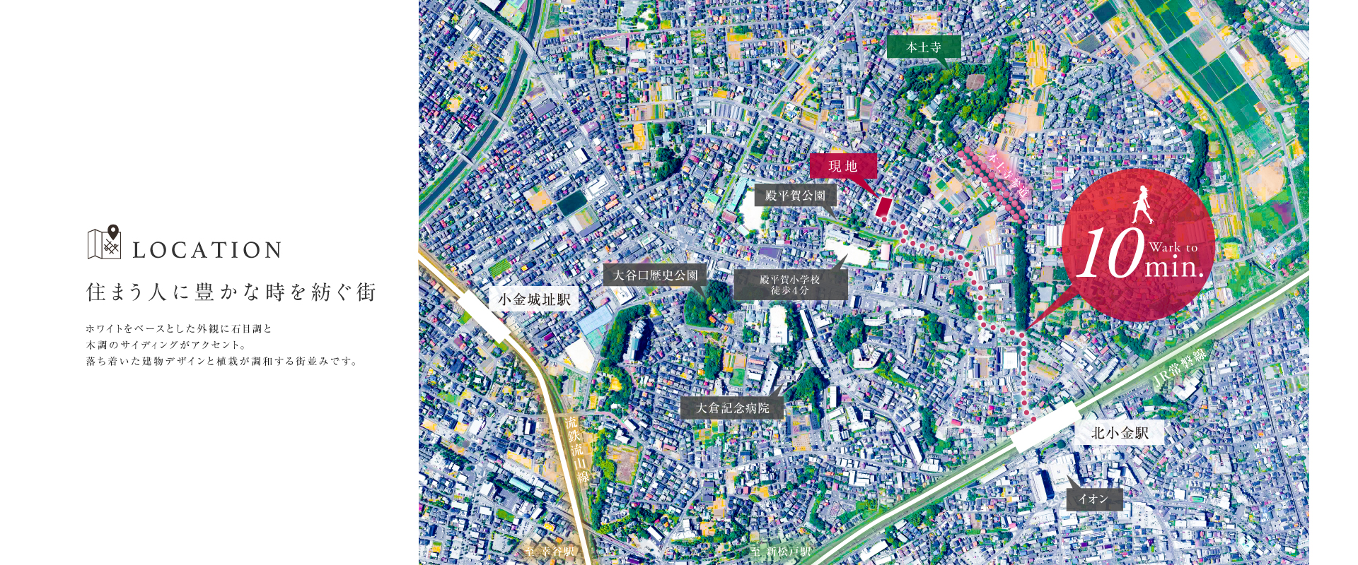 ※空撮は国土地理院2019年に撮影したものに、一部CG加工しています。