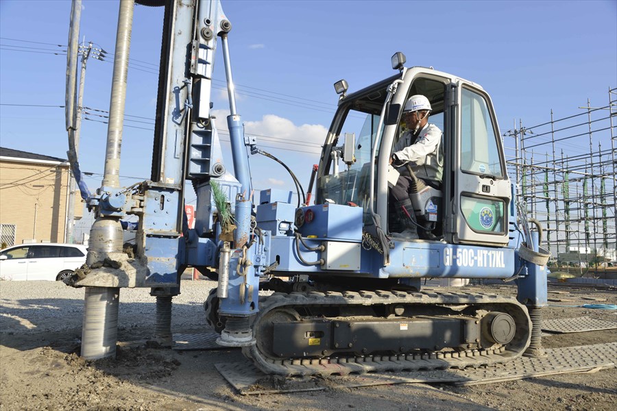 ポラスオリジナル地盤改良「SF-Raft工法」