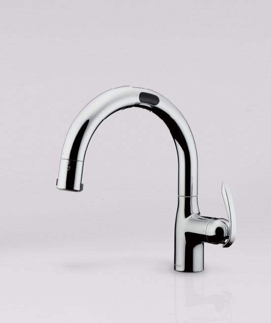 タッチレス蛇口一体型浄水器【takagi】