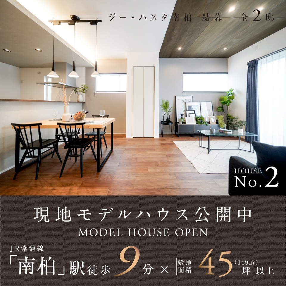 現地モデルハウス公開中